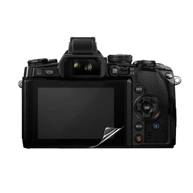 3 x película protectora de pantalla LCD PET suave y transparente para Olympus OM-D E-M1 E-M5 E-M10/EM1 EM5 EM10 Mark II III Mark2 Mark3 Markii