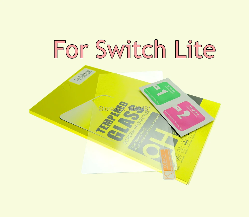 50 Uds vidrio templado Premium para Nintendo Switch Lite NS NX Protector de pantalla 9H película protectora - imagen 3