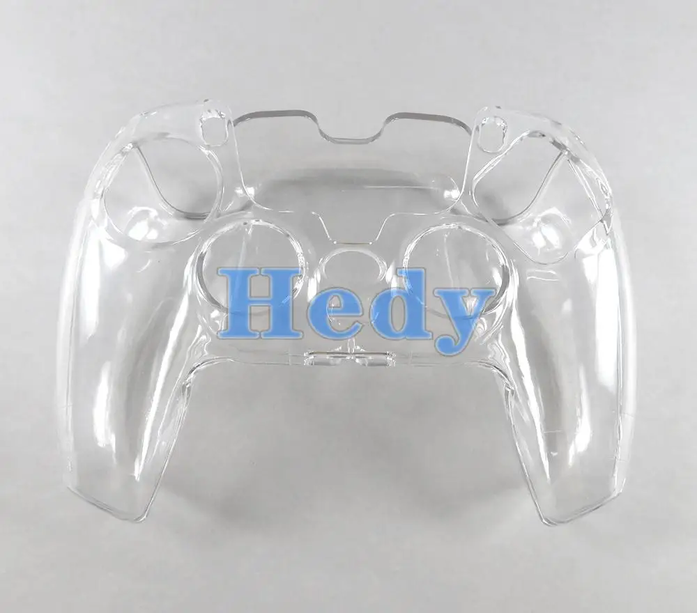1 Uds. Funda rígida de cristal transparente funda protectora carcasa de piel para Sony PS5 PS4 cubierta transparente antideslizante para PlayStation 4 5 - imagen 3