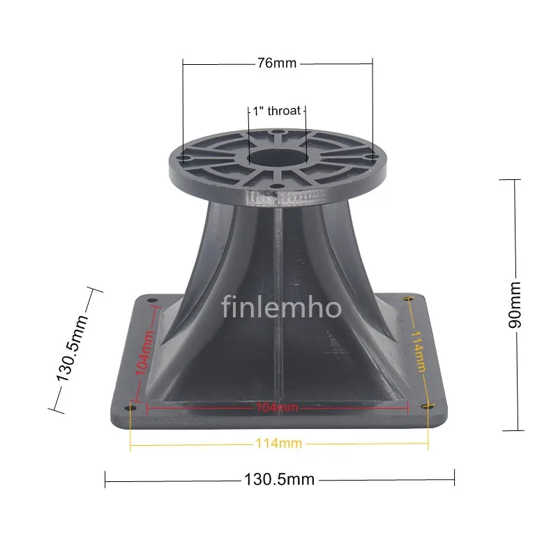 Bocina de altavoz de Tweeter para DJ ME10, 130,5x130,5mm, agudos HiFi para coche, sistema de Audio profesional para cine en casa, ME10, 2 unidades - imagen 5