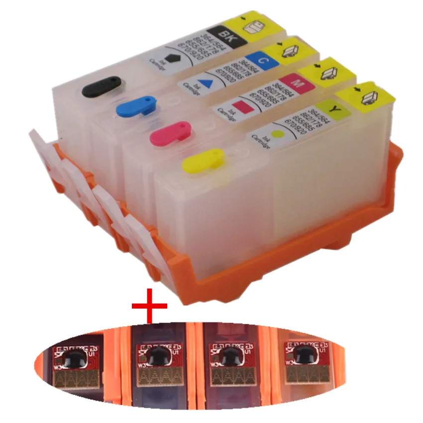 Recambio de cartucho de tinta recargable para impresora HP OfficeJet pro, 903, 904, 905, 6950, 6951 Pro, 6954, 6956 - imagen 2