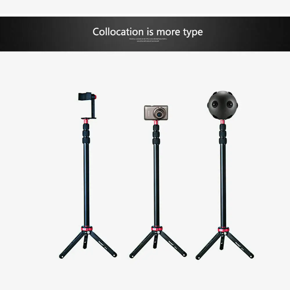 Manbily LR-224 poste de extensión de cámara monopié para teléfono móvil cámara de acción trípode palo de Selfie con tornillo de 1/4" - imagen 5