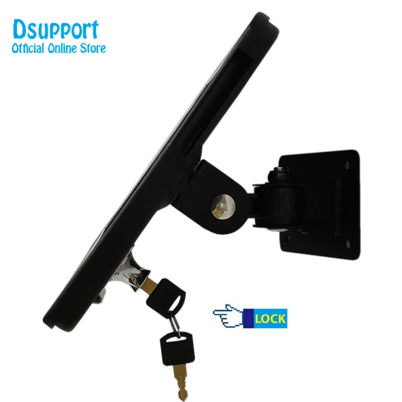 Soporte antirrobo de montaje en pared para Samsung Galaxy Tab S8 + de 12,4 pulgadas, soporte de exhibición de diseño antirrobo para tableta y PC de aleación de aluminio - imagen 3