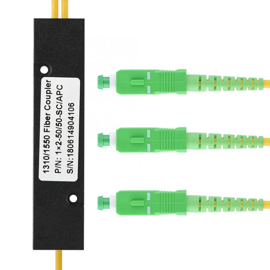 Divisor de fibra óptica PLC SC APC 1X2 PLC, divisor de modo único, divisor SC/APC PCL, funda para Cable de ordenador, 10 unidades por lote - imagen 4