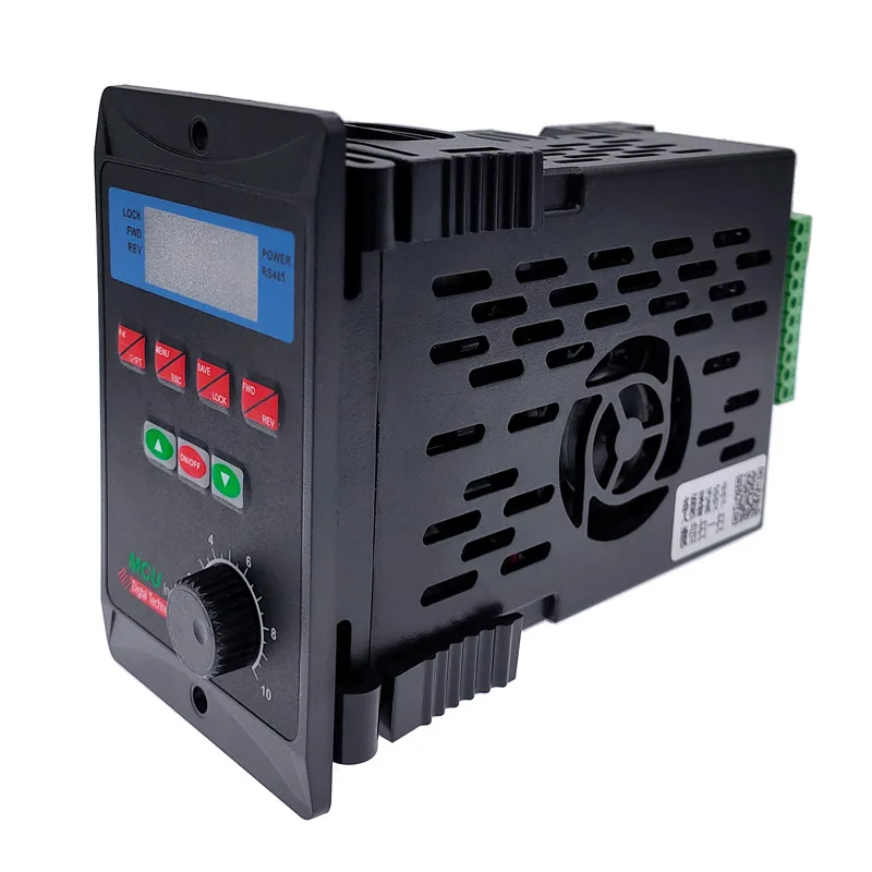 1 Uds. Convertidor de frecuencia de 750W agregar controlador de motor trifásico RS485 400W MCU T13-400W-12-H entrada monofásica