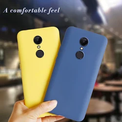 Funda de teléfono para xiaomi Redmi 5 plus, cubierta trasera de silicona mate, suave, ultrafina, de lujo