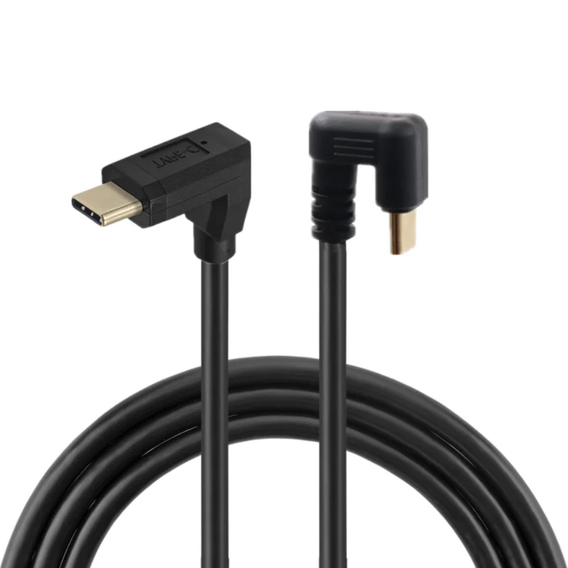 Cable USB 3,1 de alta velocidad de 10Gbps, 4K, 60Hz, 10Gbps, tipo C, macho a macho, para teléfono móvil, pantalla de ordenador, adaptador de codo en forma de U para coche - imagen 4