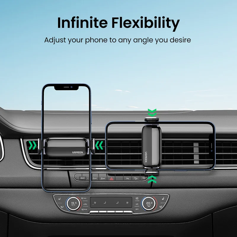 UGREEN-soporte de teléfono móvil para el coche, accesorio para la rejilla de ventilación, para Xiaomi, Samsung, iPhone 12, 13 - imagen 5