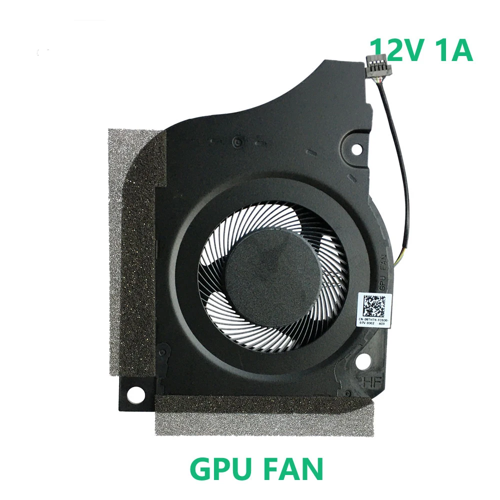 Ventiladores de refrigeración de CPU GPU para DELL Inspiron G5 5590 G7 7790 7590 006KT2 06KT2 09THTN 9THTN Notebook PC ventilador CPU VGA Cooler DC12V 1A - imagen 4