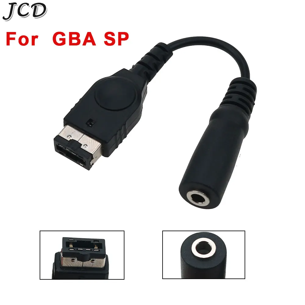 JCD nuevo Cable adaptador de conector para auriculares de 3,5mm para Gameboy Advance GBA SP gba sp
