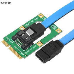Adaptador mSATA a SATA 7 Pines – SSD/HDD de 2,5" y 3,5"