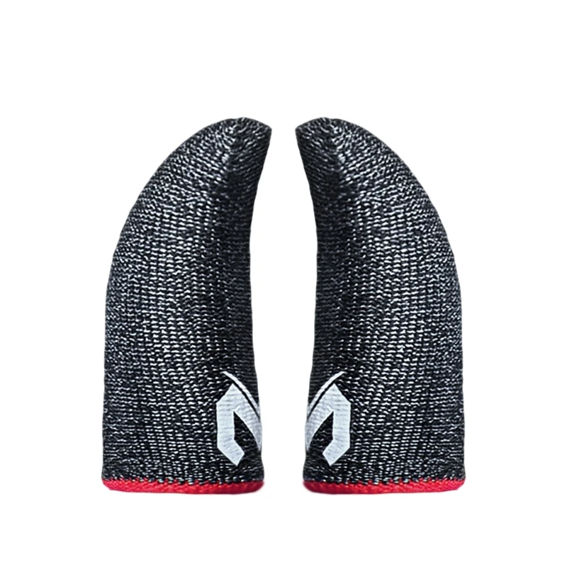 Guantes de dedo a prueba de sudor para juegos de teléfono, funda antideslizante para los dedos, para PUBG, pantalla táctil, acceso práctico, 2 uds.