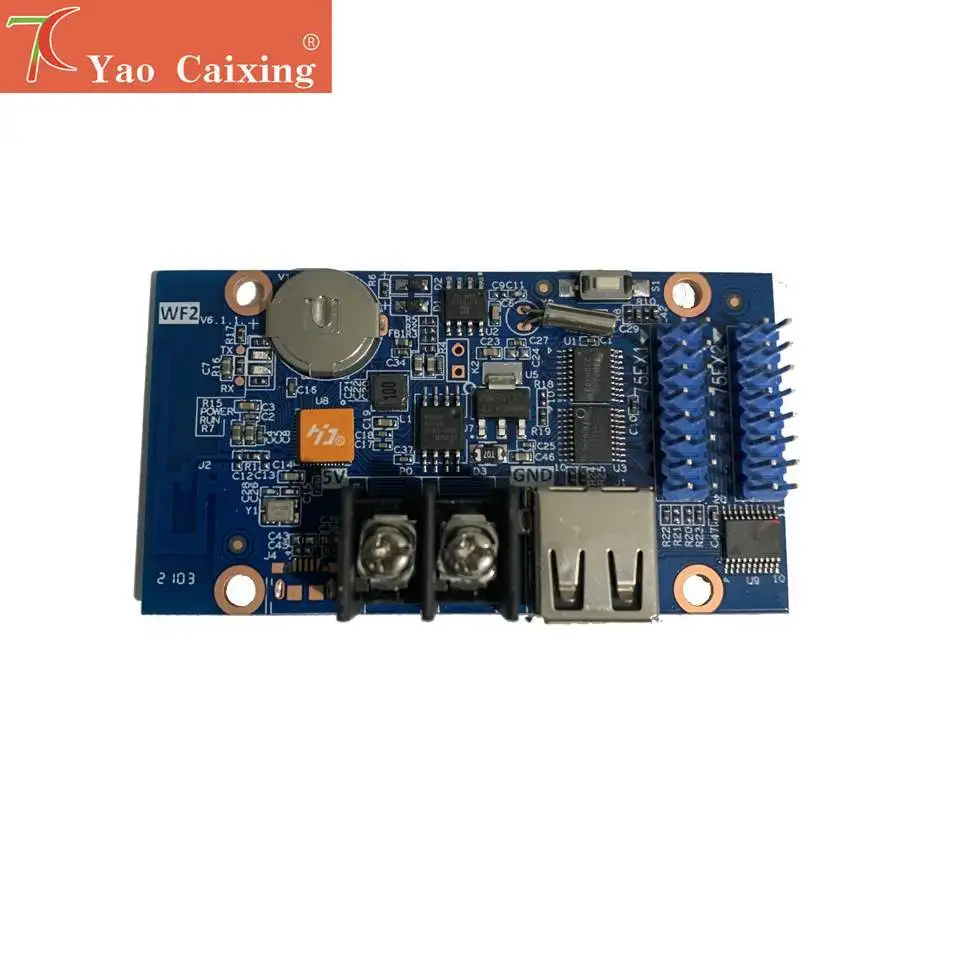 Controlador WIFI con desplazamiento de textos a todo color, tablero de señal led, WF2 en lugar de control de W60-75, P2.5, P3, P4, P5, P6, P7.62, P8, P10, el más barato - imagen 3