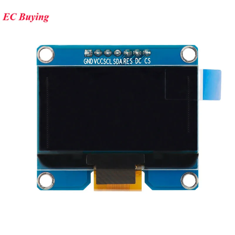 Módulo OLED de 1,54 pulgadas, pantalla LCD de 1,54 ", módulo de pantalla LED 128*64 SSD1309 interfaz SPI/IIC I2C para Arduino de 4 pines y 7 pines - imagen 5