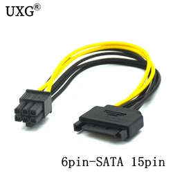 Cable Adaptador SATA a PCI Express 6 pines Tarjeta Gráfica