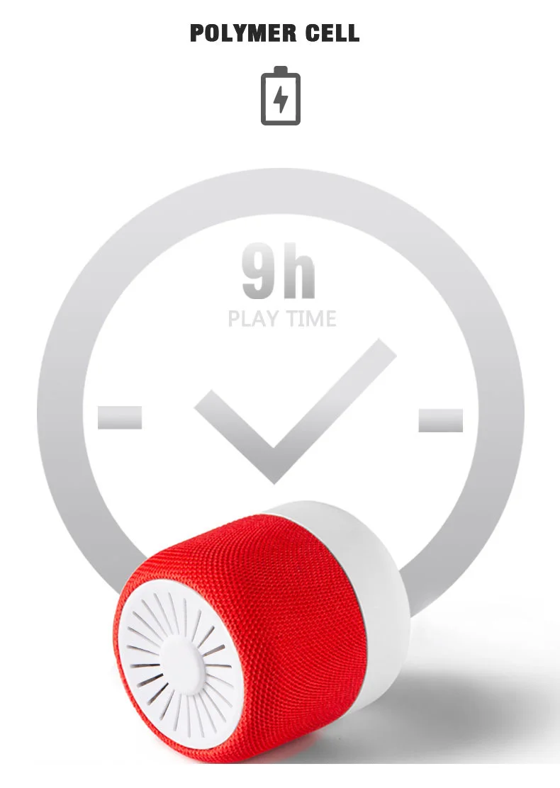 Mini altavoz de alta calidad con Bluetooth, reproductor de música portátil inalámbrico con TWS, columna de sonido para exteriores, Subwoof, Supergraves - imagen 4