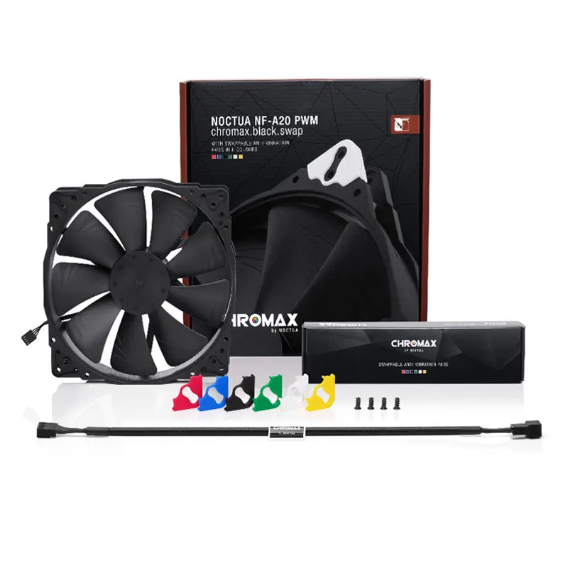 Noctua-ventilador de chasis de 20CM, NF-A20, 200mm, 5V/5V, PWM/FLX/PWM, ventilador de refrigeración, ventilador ultrasilencioso de alta calidad - imagen 4