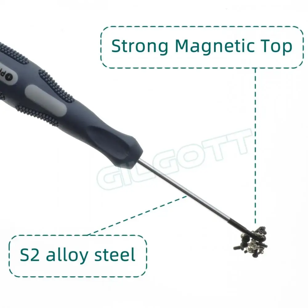 GILGOTT 9 unids/set Kit de herramientas de destornillador magnético de desmontaje para Nintendo Switch Lite GBM GBA SP DS DSL DSi nuevo 2DS 3DS XL WII U - imagen 3