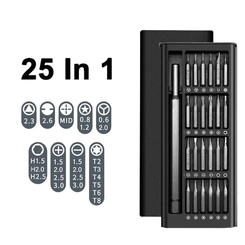 Juego Destornilladores Magnéticos de Precisión con Puntas Torx - imagen 4