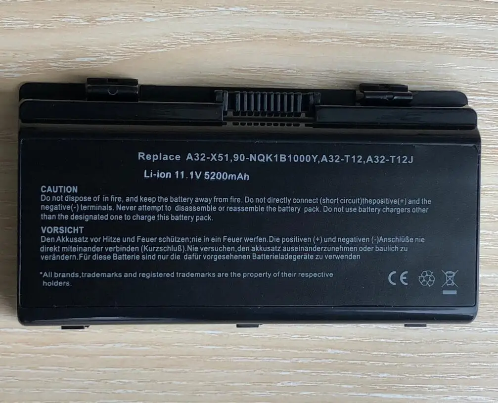 Batería de A31-T12 A32-T12 para ordenador portátil, para Asus T12, T12C, T12Fg, T12Jg, X51H, X51L, X51R, X51RL, X58, X58C, X58L, X58Le, a32, x51 - imagen 2