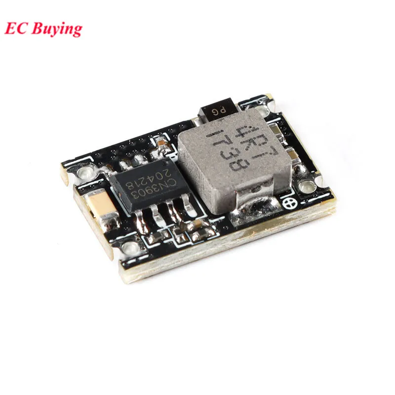 Módulo de fuente de alimentación Buck de DC-DC, placa convertidora reductora ajustable de 5V-30V a 3,3 V 4,2 V 5V 9V 12V 3A para carga de coche, 10 Uds./1 ud. - imagen 4