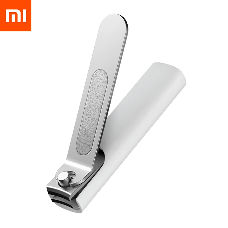 Cortauñas de acero inoxidable Xiaomi Mijia con cubierta antisalpicaduras, cortaúñas para el cuidado de pedicura, lima profesional - imagen 3