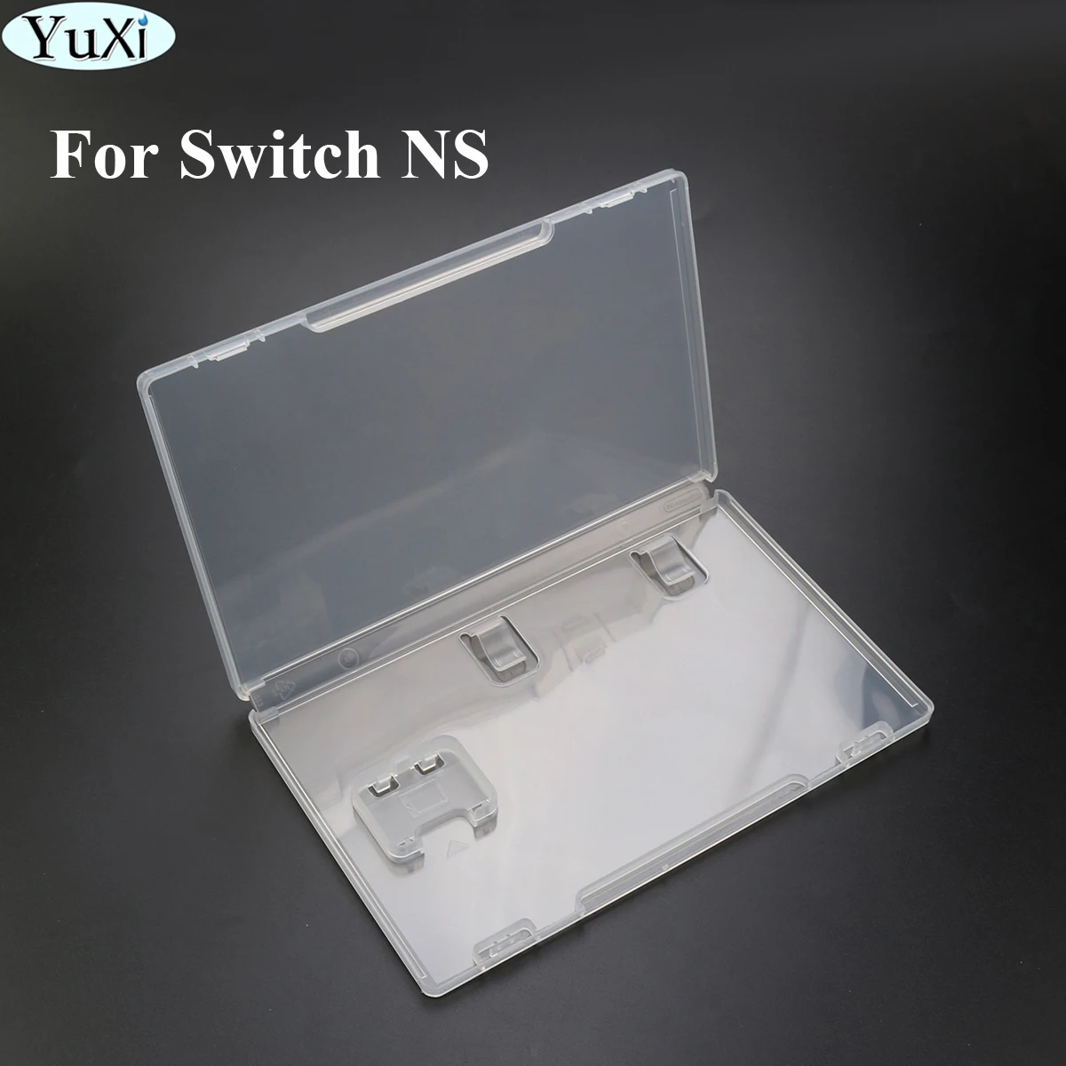 Estuche de almacenamiento para tarjetas de juego, carcasa transparente para guardar cartuchos, funda para interruptores, soporte para libros, cubierta insertada, 1 unidad