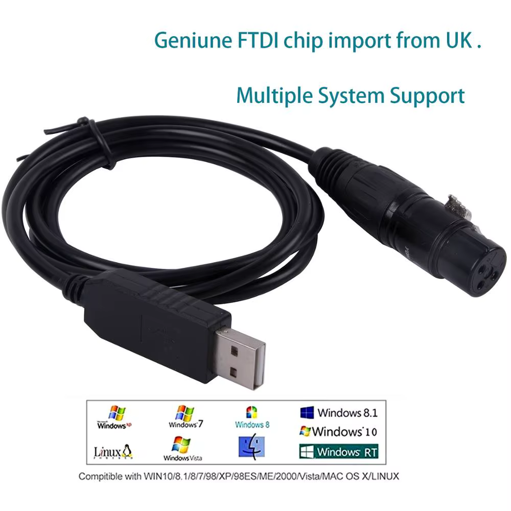 Interface DMX512 a USB - Controlador Iluminación Escenario - imagen 4