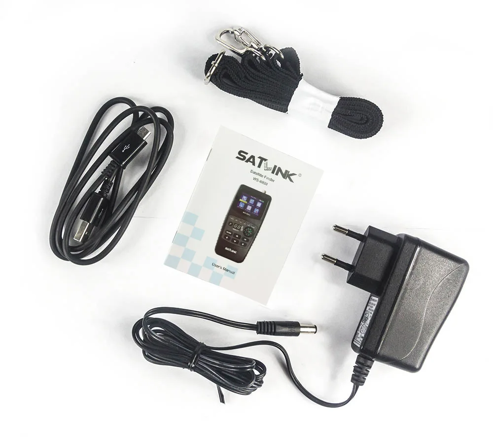 Satlink-Localizador de WS-6933 Satélite Digital, dispositivo DVB-S2 Original, FTA, banda C y KU, pantalla LCD de 2,1 pulgadas, DVB S2, Sat Meter, WS 6933 - imagen 5