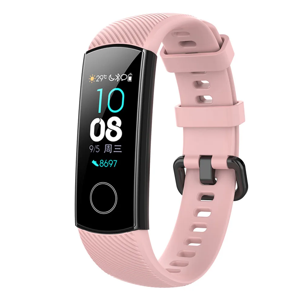 Correa de muñeca de silicona para Huawei Honor Band 5/4, pulsera para Honor Band 4/5 - imagen 5