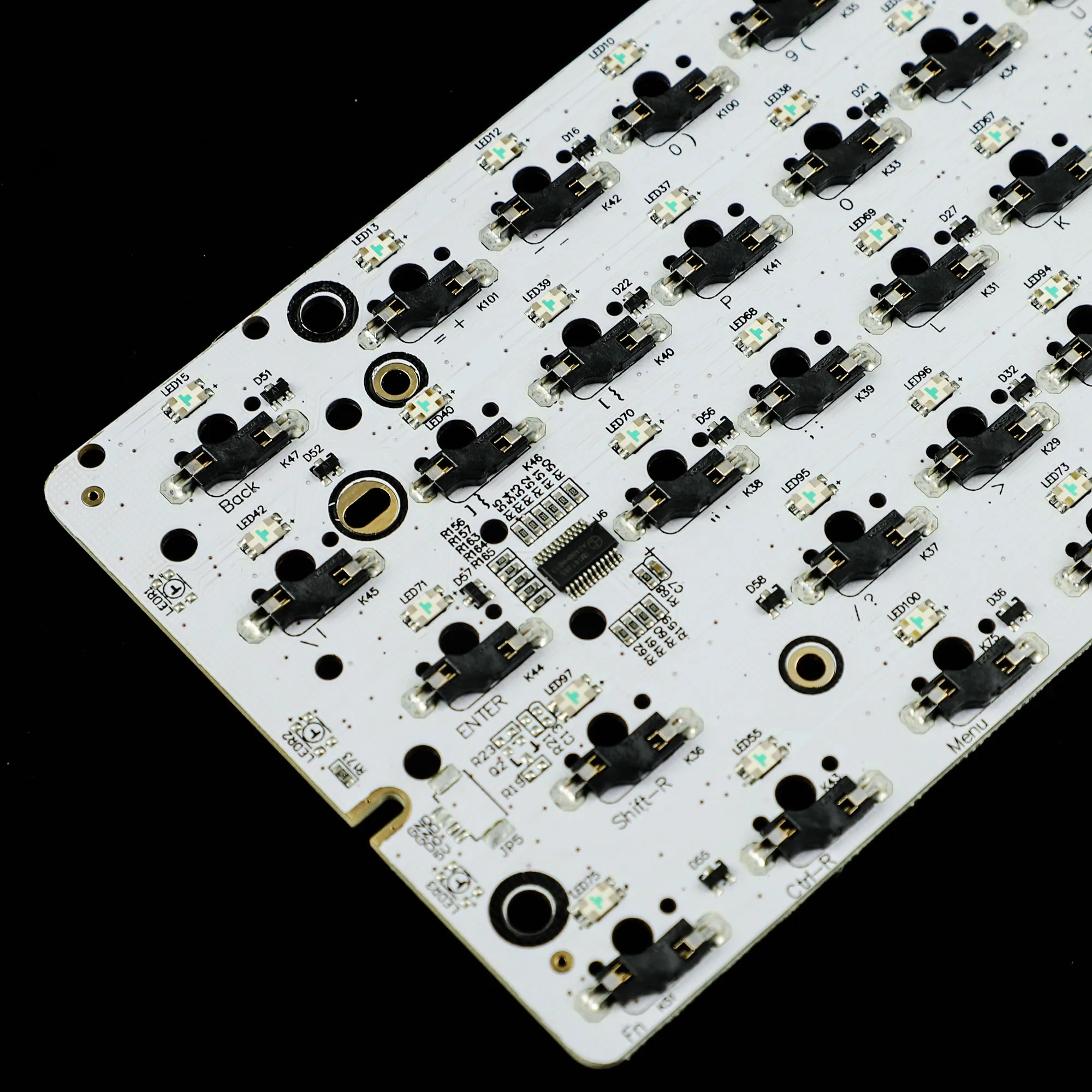 Controlador Independiente de intercambio en caliente GK61 GK61S RGB con cable tyce-c PCB - imagen 5