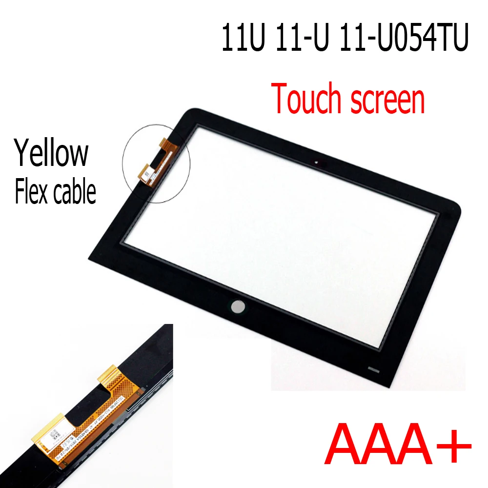 11,6 "táctil para HP Pavilion X360 11U 11-U LCD 11-U054TU 11-ab Digitalizador de pantalla táctil para HP 11U Touch LCD Cable flexible amarillo - imagen 2