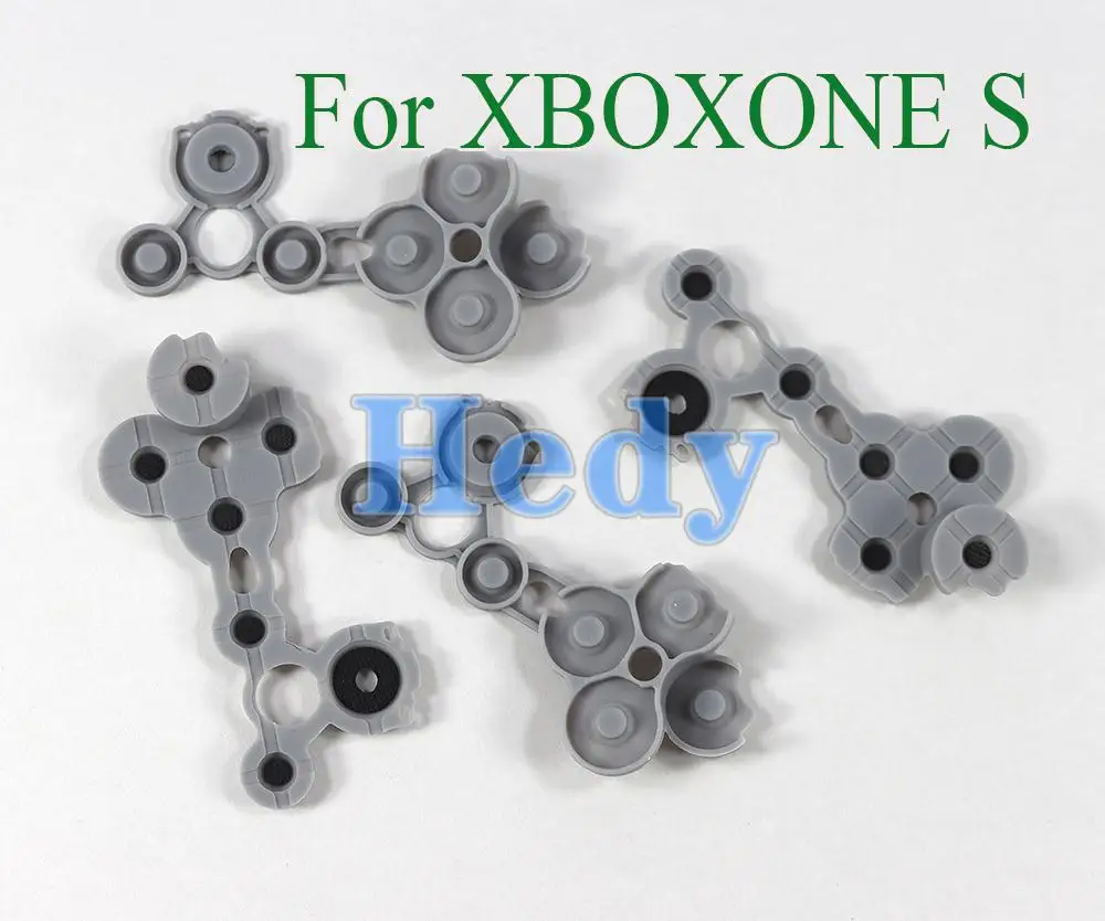 100 Uds Original OEM para XBOX ONE Slim S negro gris botón de goma conductora de silicona para Xbox One S D Pad para XBOXONE Elite V2.0