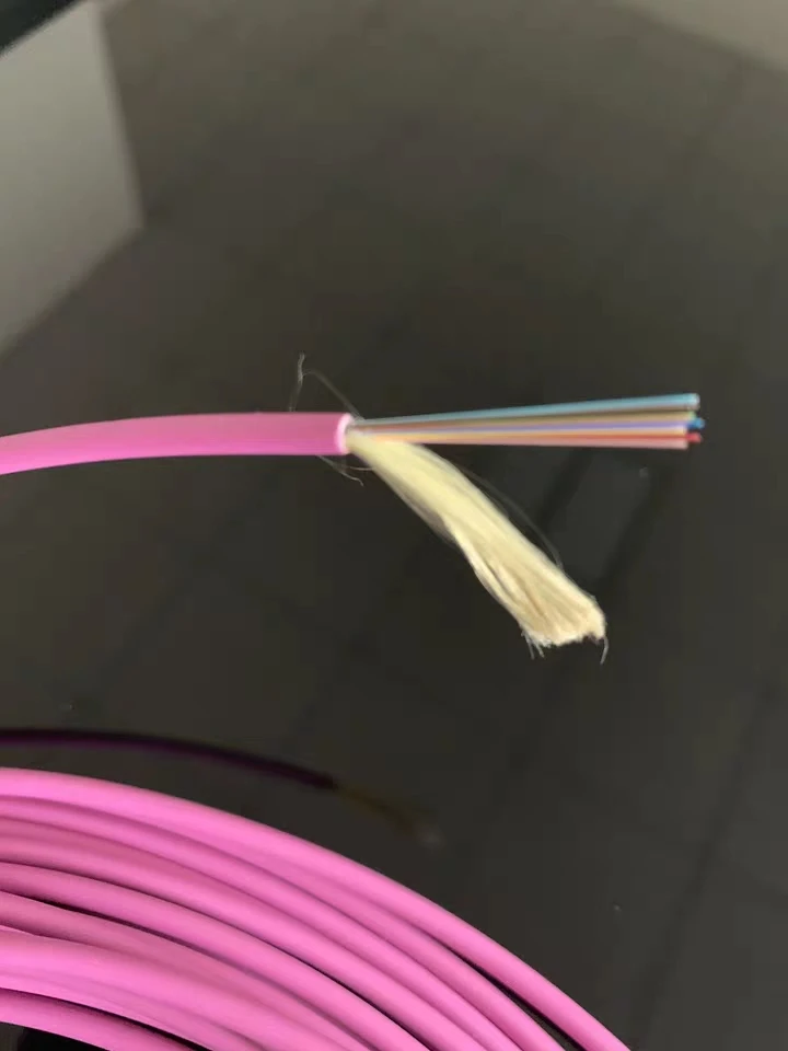 Cable de conexión de fibra óptica MPO, 16 núcleos, OM4 hembra tipo A, redondo, voilet, 1m, 3m, 5m, 10m, 15 20M, puente MTP, cable de parche de fibra óptica OM4 - imagen 5