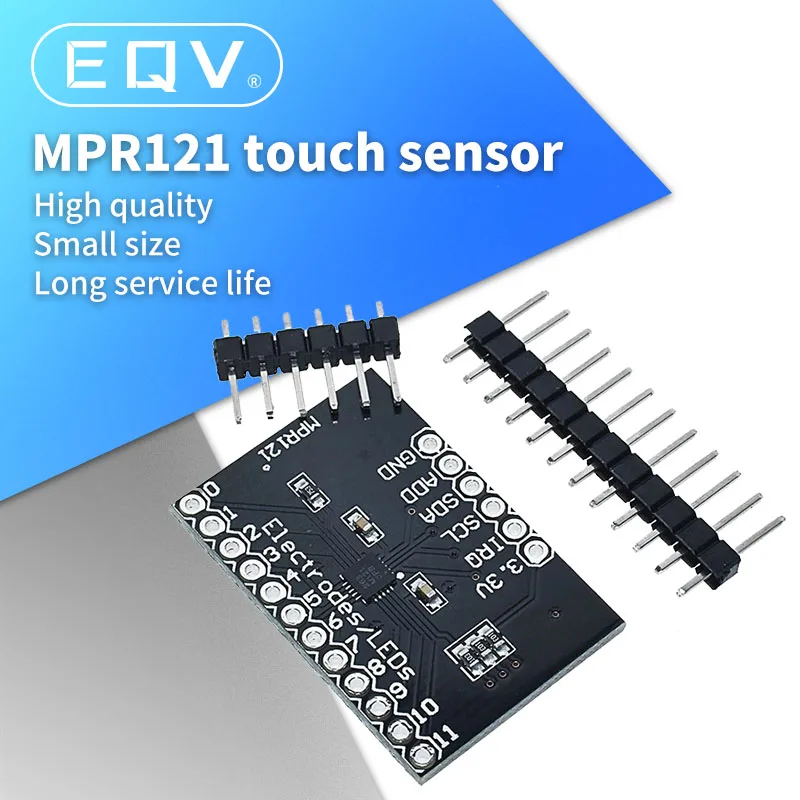 MPR121 Breakout V12 módulo controlador de Sensor táctil capacitivo teclado I2C para WAVGAT