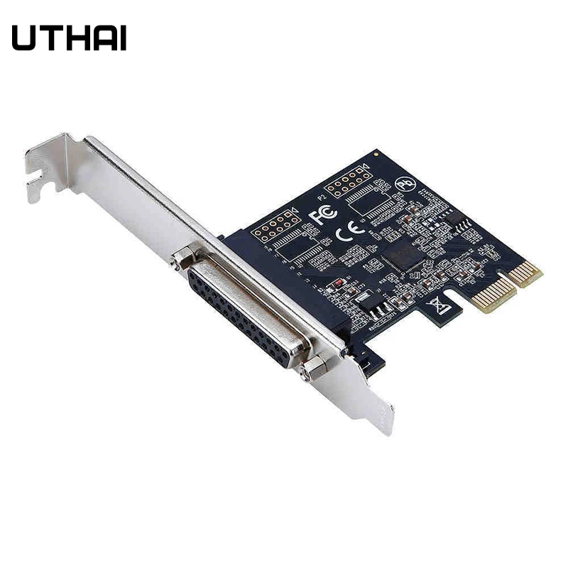 Adaptador de componente de ordenador UTHAI, Chip AX99100, tarjeta de puerto paralelo PCIe, tarjeta de puerto paralelo, tarjeta de expansión de impresora de 25 pines - imagen 3