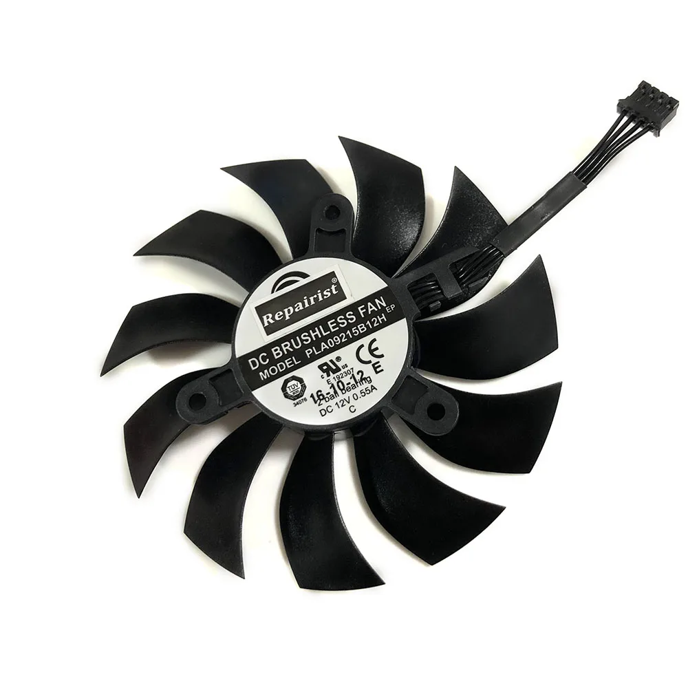 90 mm (85 MM), PLA09215B12H, ventilador para tarjeta gráfica VGA de 4 pines, refrigeración de tarjetas de vídeo, para EVGA GTX1060 GTX 1060 SC ACX - imagen 5