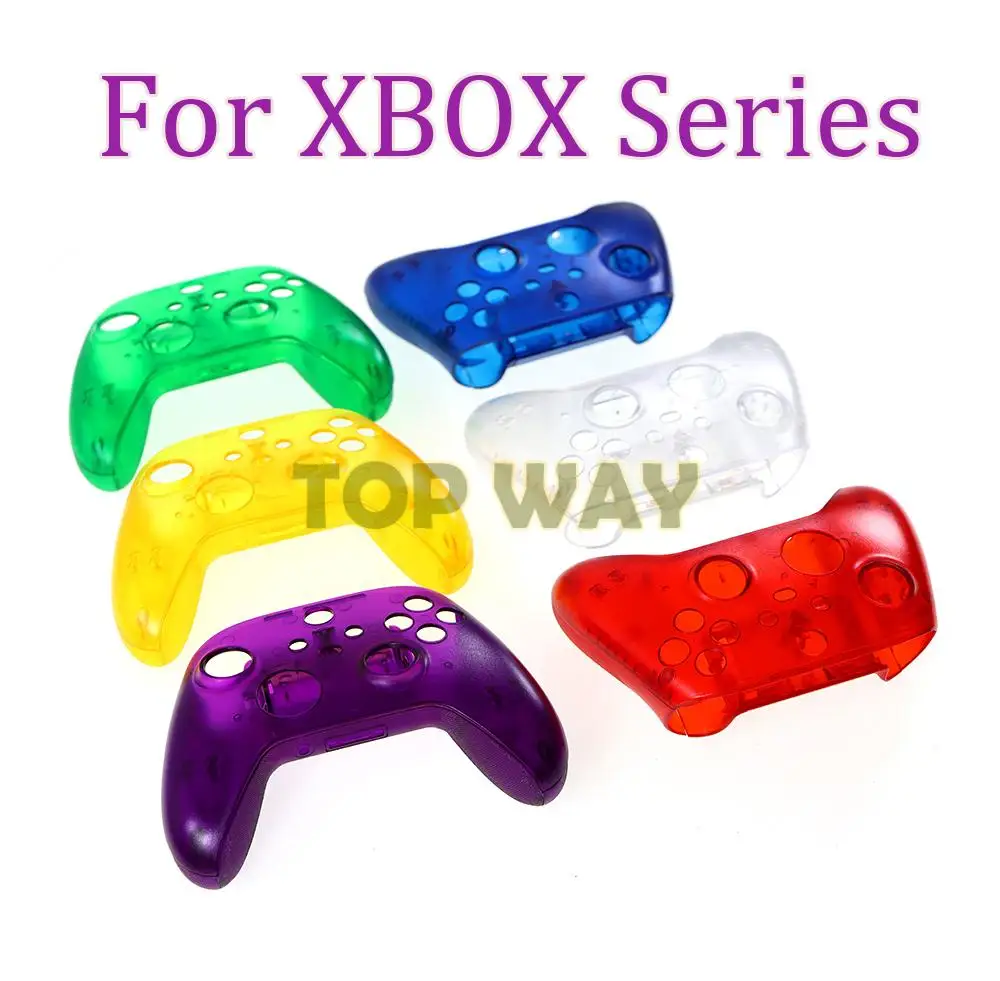 1 Juego de carcasa de repuesto transparente para Xbox Series X S, funda de controlador, cubierta de placa frontal, botones RB LB RT LT Mod - imagen 4