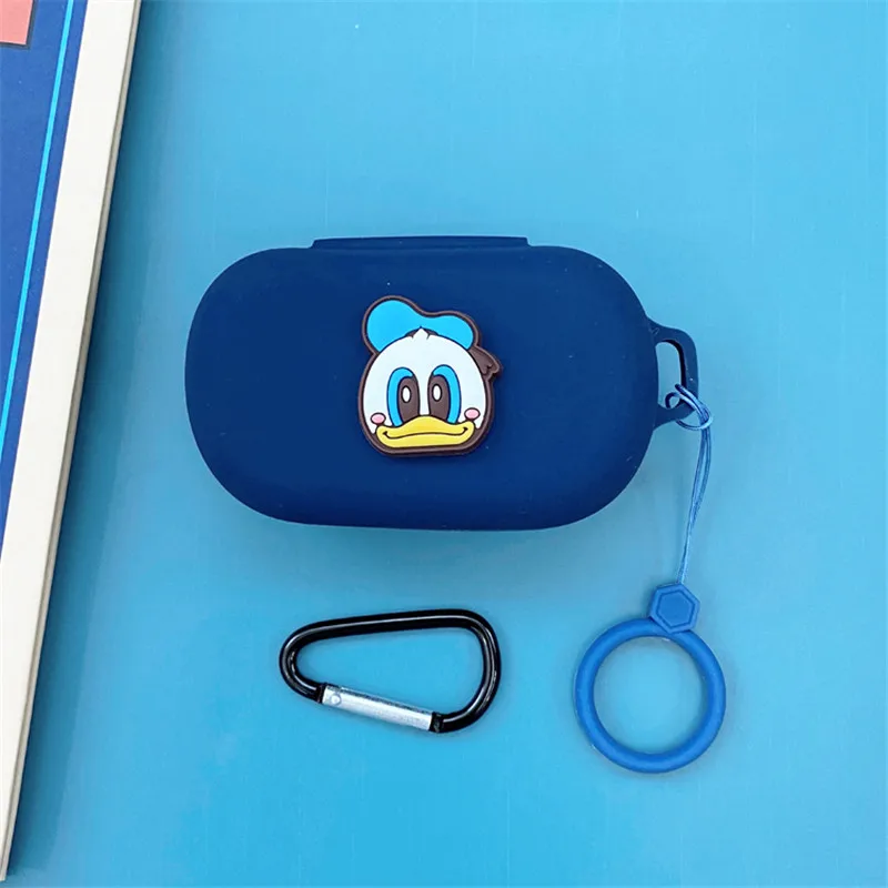 Funda de silicona con dibujos de Disney para auriculares Bose QuietComfort, estuche protector para auriculares inalámbricos con Bluetooth y gancho - imagen 2