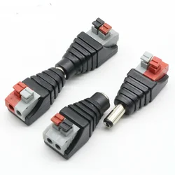 Conector DC Macho Hembra 5,5x2,1mm para Cámaras CCTV