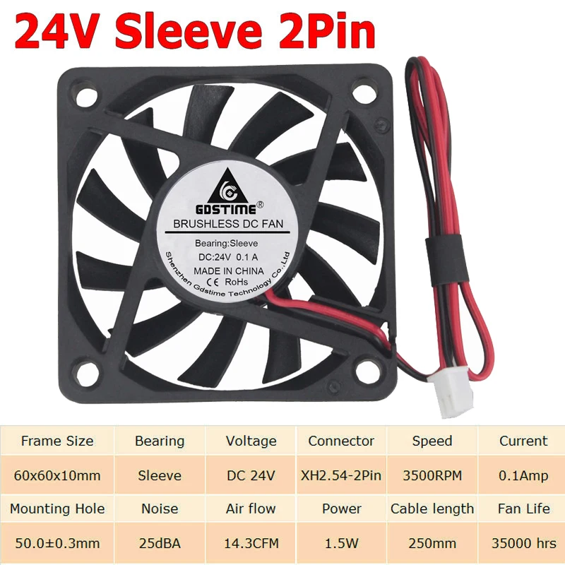 24V Sleeve 2Pin