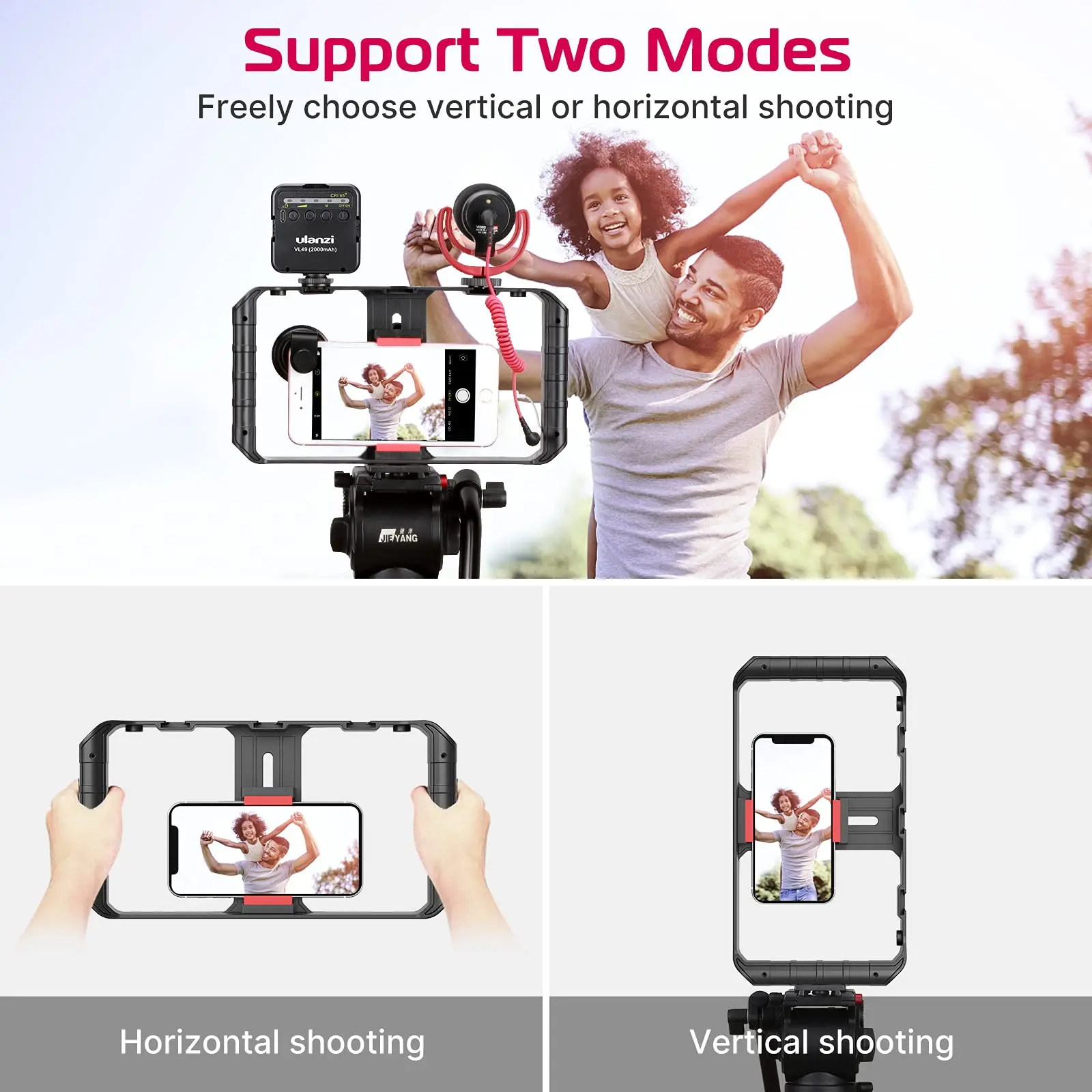 Ulanzi U-Rig Pro Rig de video para smartphone con zapatas - imagen 5
