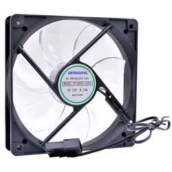 Ventilador PC 120mm LED DC 12V ultrasilencioso