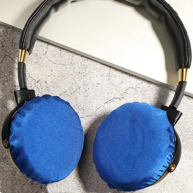 Almohadillas elásticas lavables para los oídos, protectores de tela antipolvo para auriculares, se ajustan a la mayoría de los auriculares, almohadillas de 6-11cm, 2 piezas - imagen 3