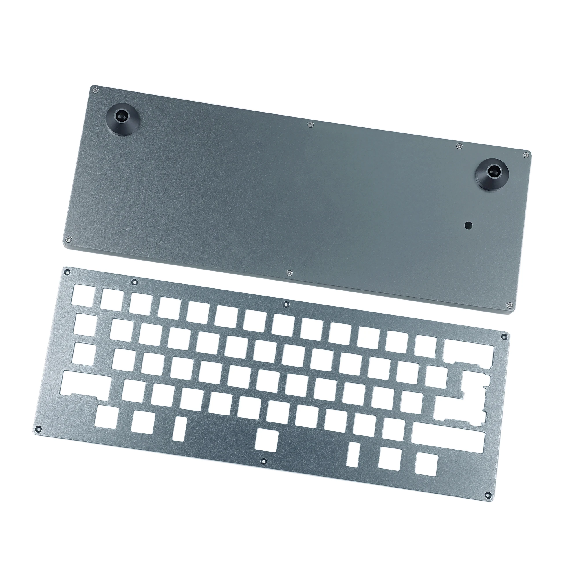 Hhkb-style QMK a través de la placa de carcasa de aluminio CNC RGB Underglow programable, Kit de teclado mecánico - imagen 3