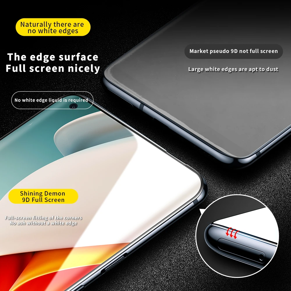 Protector de pantalla SmartDevil para Oneplus 10T 5G 9RT 9 9R, vidrio templado HD, antihuellas, herramienta de instalación - imagen 5