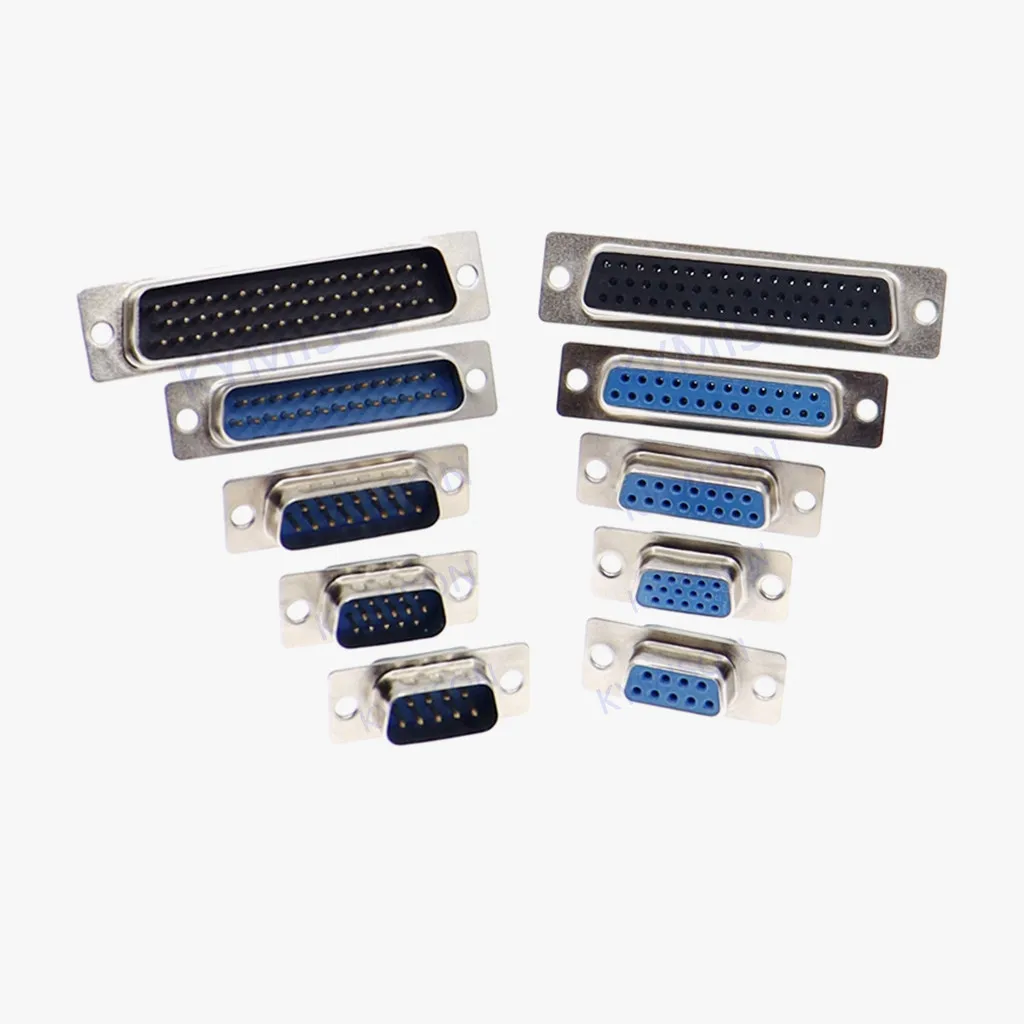Adaptador de agujero/Pin hembra/macho/cubierta soldada, conector de puerto serie RS232, adaptador de D-SUB DB, 9/15/25/37/50 Pines, DB9 DB15 DB25 DB37 DB50