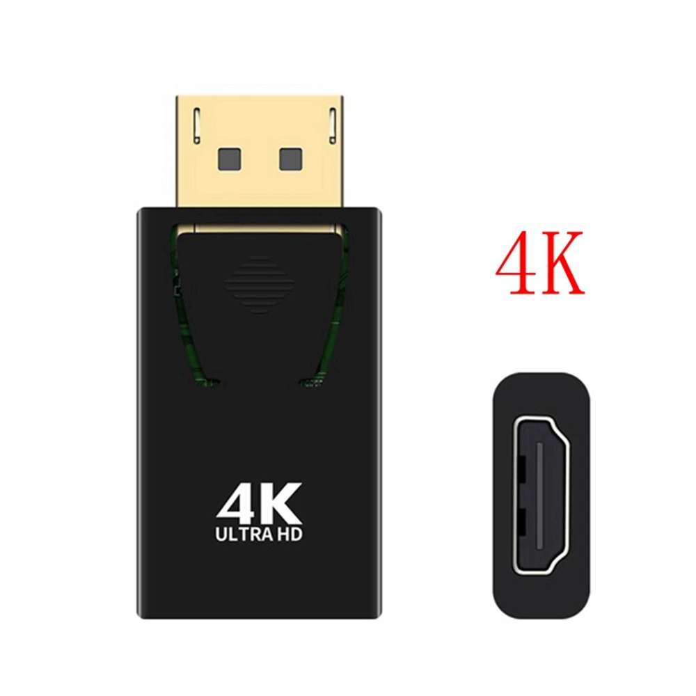 Adaptador DP a HDMI Interfaz DisplayPort Public 4K TV Display Convertidor Luz HD - imagen 2