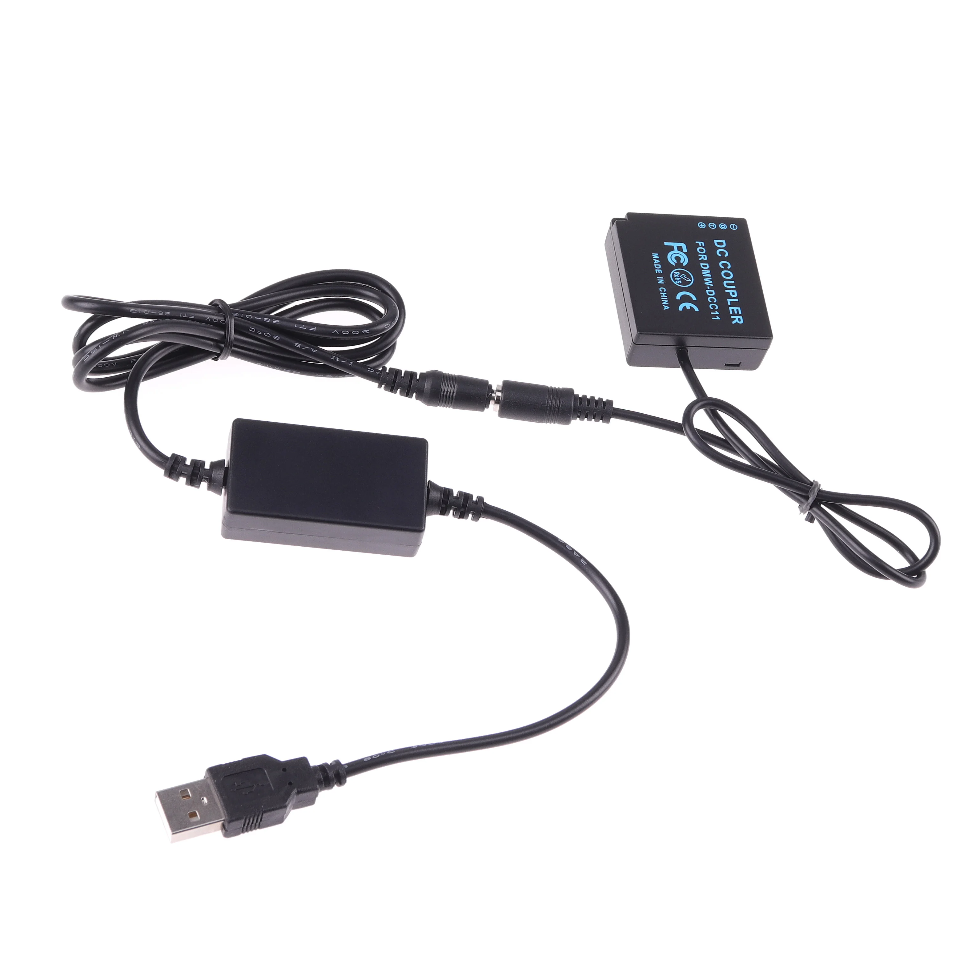 Kit de batería simulada con adaptador de corriente DMW-BLG10 para Panasonic GF3 GF5 GF6 GX7 GX9 GX80 GX85 GX86 LX100 S6K F3K - imagen 2