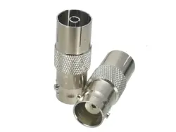 Conector BNC Hembra Coaxial - Compatible IEC PAL para Antena DVB-T